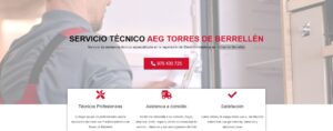 Servicio Técnico Aeg Torres de Berrellén 976553844