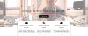Servicio Técnico Aspes Pina de Ebro 976553844