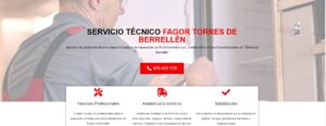 Servicio Técnico Fagor Torres de Berrellén 976553844