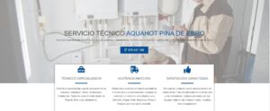 Servicio Técnico Aquahot Pina de Ebro 976553844