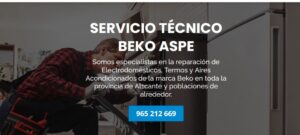 Servicio Técnico Beko Aspe 965217105
