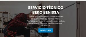 Servicio Técnico Beko Benissa 965217105