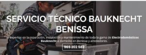 Servicio Técnico Bauknecht Benissa 965217105