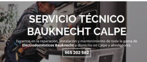 Servicio Técnico Bauknecht Calpe 965217105