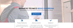 Servicio Técnico Beko Cariñena 976553844