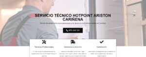 Servicio Técnico Hotpoint-Ariston Cariñena 976553844