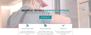 Servicio Técnico Siemens Cariñena 976553844