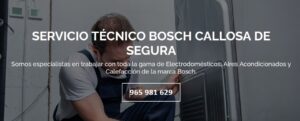 Servicio Técnico Bosch Callosa de Segura 965217105