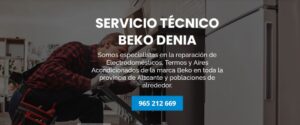 Servicio Técnico Beko Denia 965217105