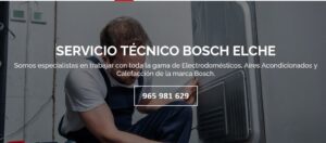 Servicio Técnico Bosch Elche 965217105
