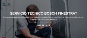 Servicio Técnico Bosch Finestrat 965217105