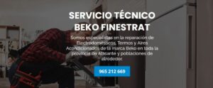 Servicio Técnico Beko Finestrat 965217105