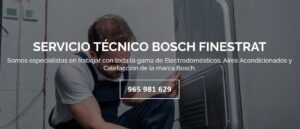 Servicio Técnico Bosch Finestrat 965217105