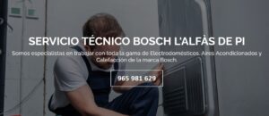 Servicio Técnico Bosch L’Alfàs de Pi 965217105