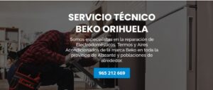Servicio Técnico Beko Orihuela 965217105