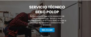 Servicio Técnico Beko Polop 965217105