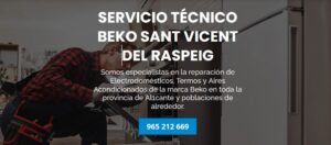 Servicio Técnico Beko Sant Vicent del Raspeig 965217105