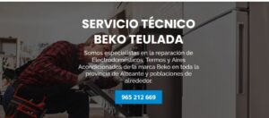 Servicio Técnico Beko Teulada 965217105