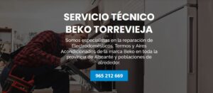 Servicio Técnico Beko Torrevieja 965217105