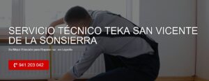Servicio Técnico Teka San Vicente de la Sonsierra 941229863