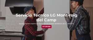 Servicio Técnico Lg Mont-roig del Camp 977208381