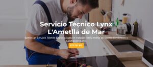 Servicio Técnico Lynx L’Ametlla de Mar 977208381