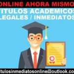 Titulos universitarios y tecnicos registrados legalmente - Madrid